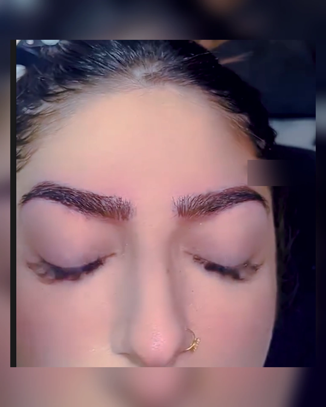 Natural 6D brow result