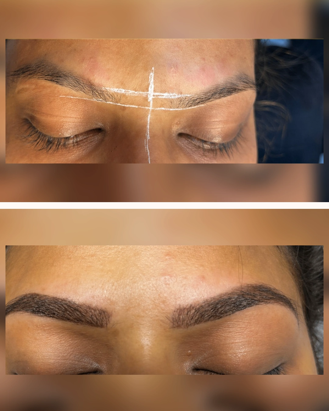 Brow mapping and final result